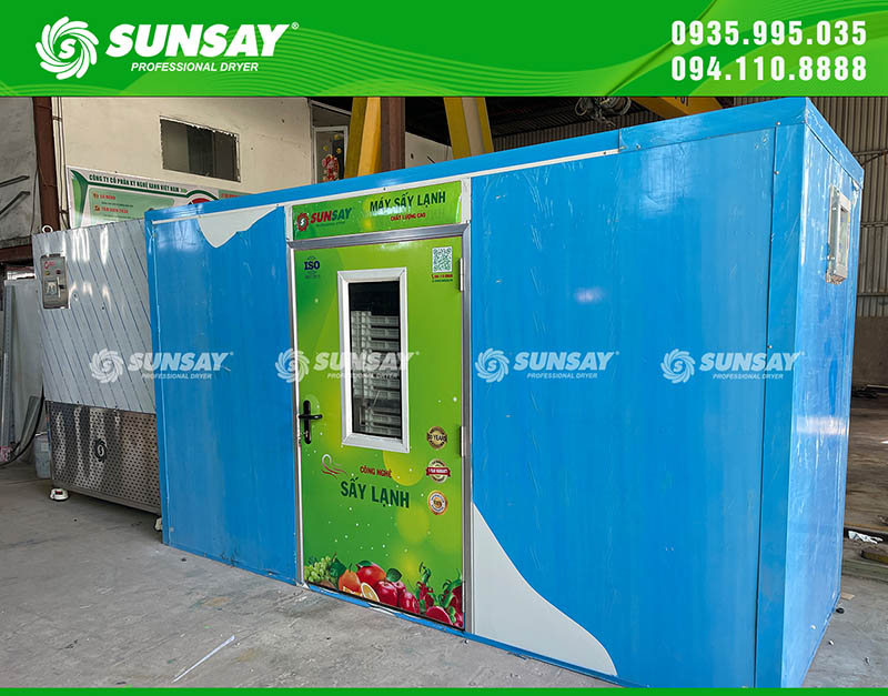 Máy sấy lạnh công nghiệp 200kg được lắp đặt cho khách hàng tại Phú Thọ